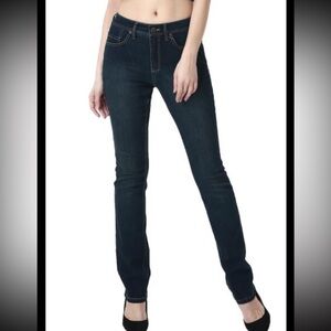 Phistic Women's Ultra Stretch Rich Indigo Straight Leg Jeans New With Tags Size
